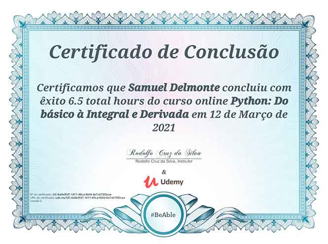 python - do basico à integral e derivada!